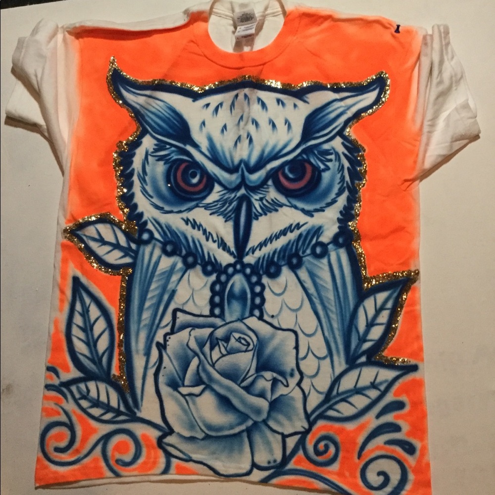 Custom airbrushed shirts.